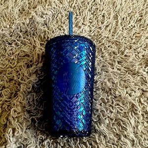 Starbucks grande azure blue jeweled cold cup